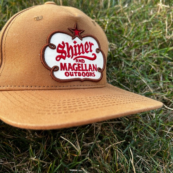 NWT Magellan Outdoors & Shiner Bock Tan Hat Adjustable Band Cap - Picture 7 of 11